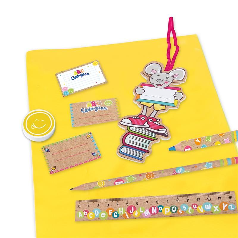 ABC CHAMPIONS SCHREIBSET ZUM SCHULSTART 8-TEILIG, 2-FACH SORTIERT