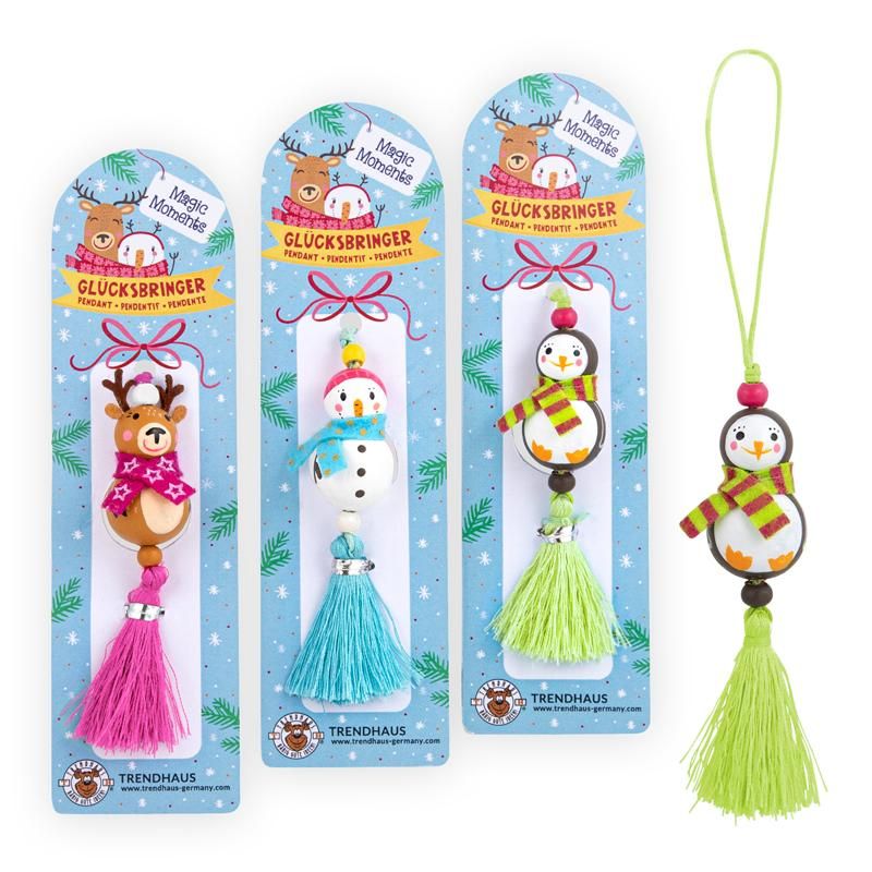 MAGIC MOMENTS MINI HOLZ-GLÜCKSBRINGER, 3-FACH SORTIERT