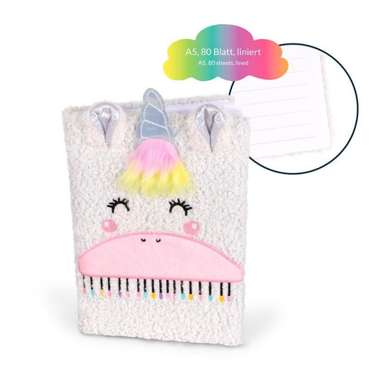 DREAMLAND PLÜSCH-NOTIZBUCH A5 80 BLATT, LINIERT