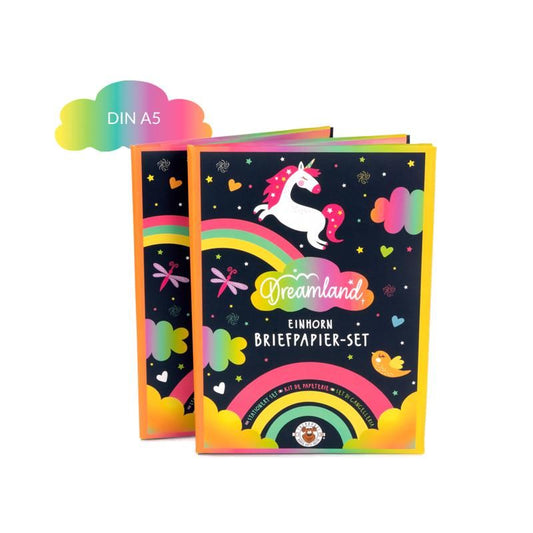DREAMLAND BRIEFPAPIER-SET MIT STICKERSHEFT 21-TEILIG