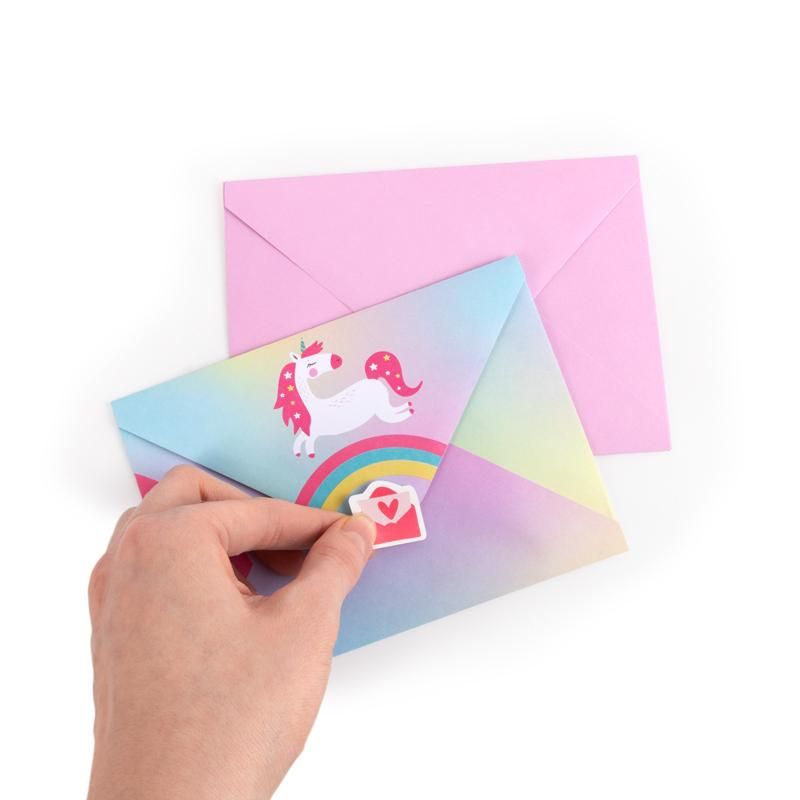 DREAMLAND BRIEFPAPIER-SET MIT STICKERSHEFT 21-TEILIG