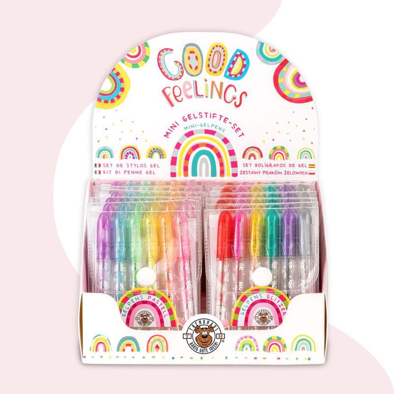 GOOD FEELINGS MINI-GELSTIFTE IM 6ER ETUI, 2-FACH SORTIERT