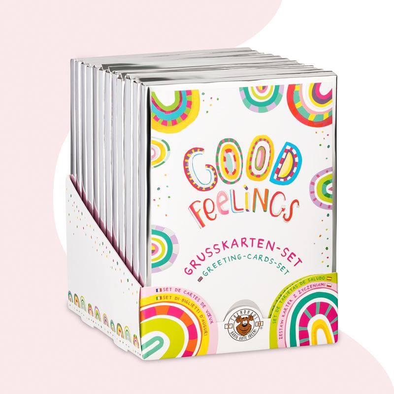 GOOD FEELINGS GRUSSKARTEN 8ER- SET