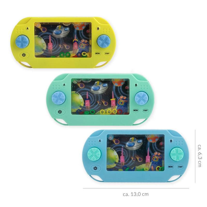 SPACE ADVENTURE WASSER-FLIPPER-SPIEL GITD, 3-FACH SORTIERT