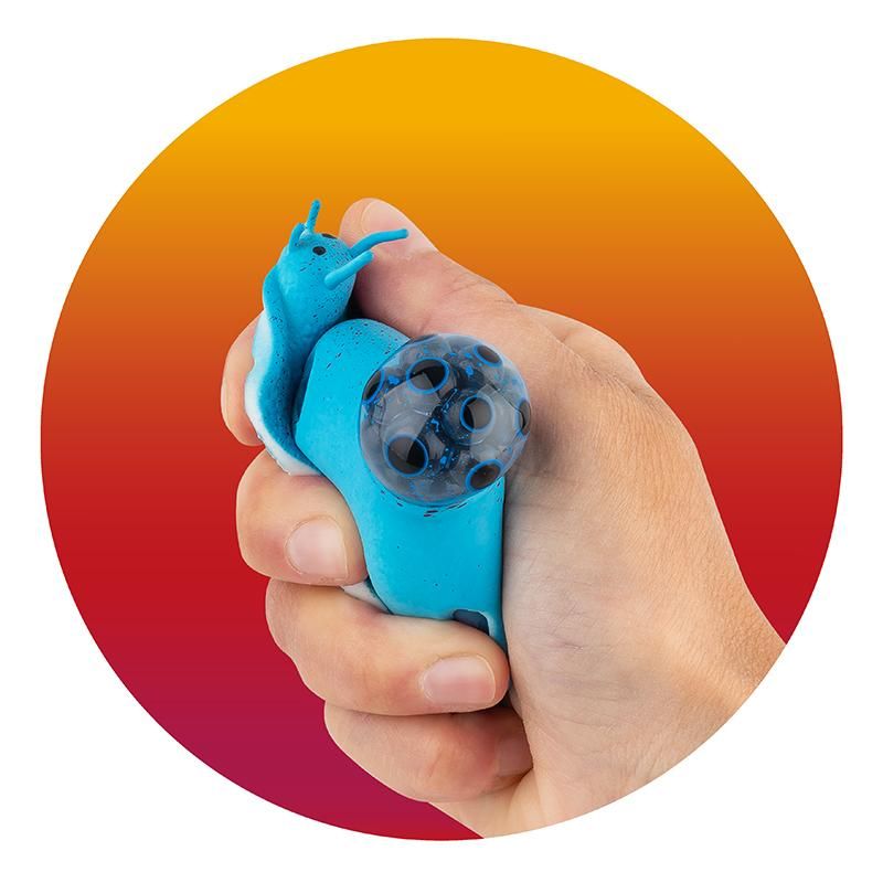 ZOO BUBBLE-BEADS SCHNECKE SQUEEZE, 2-FACH SORTIERT