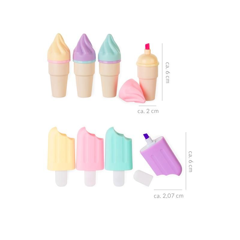 GOOD FEELINGS EIS-HIGHLIGHTER PASTELL 4ER-SET, 2-FACH SORT.