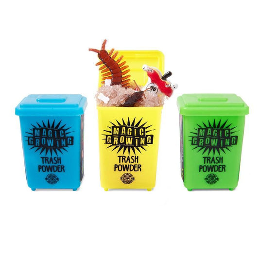 PRANK BOX TRASH MAGIC GROWING POWDER SET, 3-FACH SORTIERT