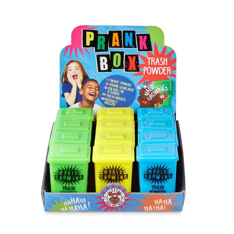 PRANK BOX TRASH MAGIC GROWING POWDER SET, 3-FACH SORTIERT