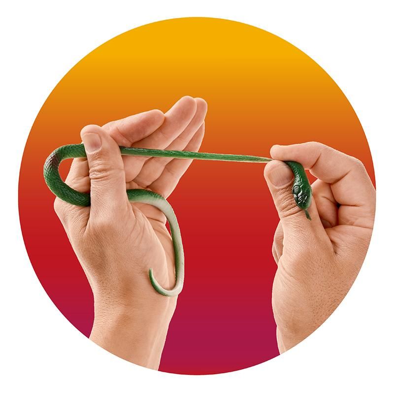 ZOO STRETCHY-SCHLANGE 30 CM, 4-FACH SORTIERT