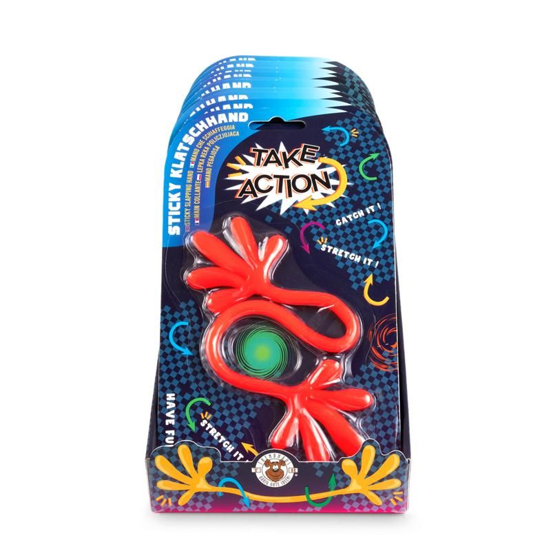 TAKE ACTION STICKY KLATSCHHAND,4-FACH SORTIERT