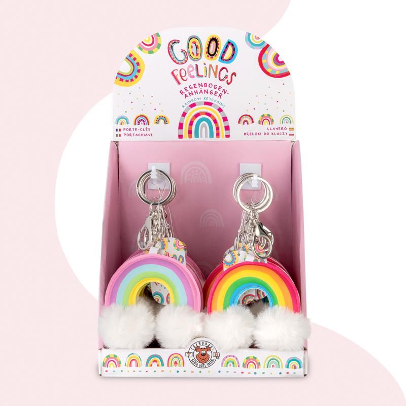 GOOD FEELINGS REGENBOGEN- SCHLÜSSELANHÄNGER, 2-FACH SORTIERT