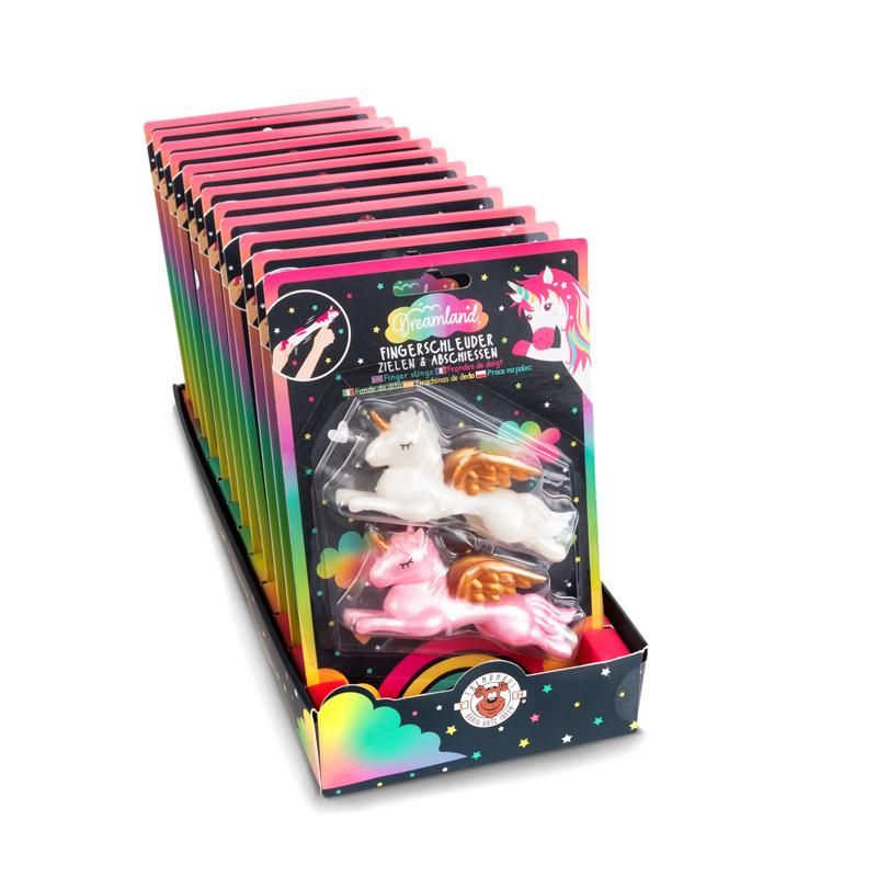 DREAMLAND EINHORN FINGERSCHLEUDER 2ER-SET