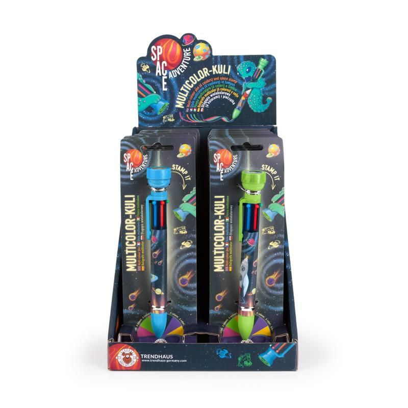 SPACE ADVENTURE MEHRFARBKULI 6-FARBIG MIT STEMPEL, 2-FACH SORTIERT
