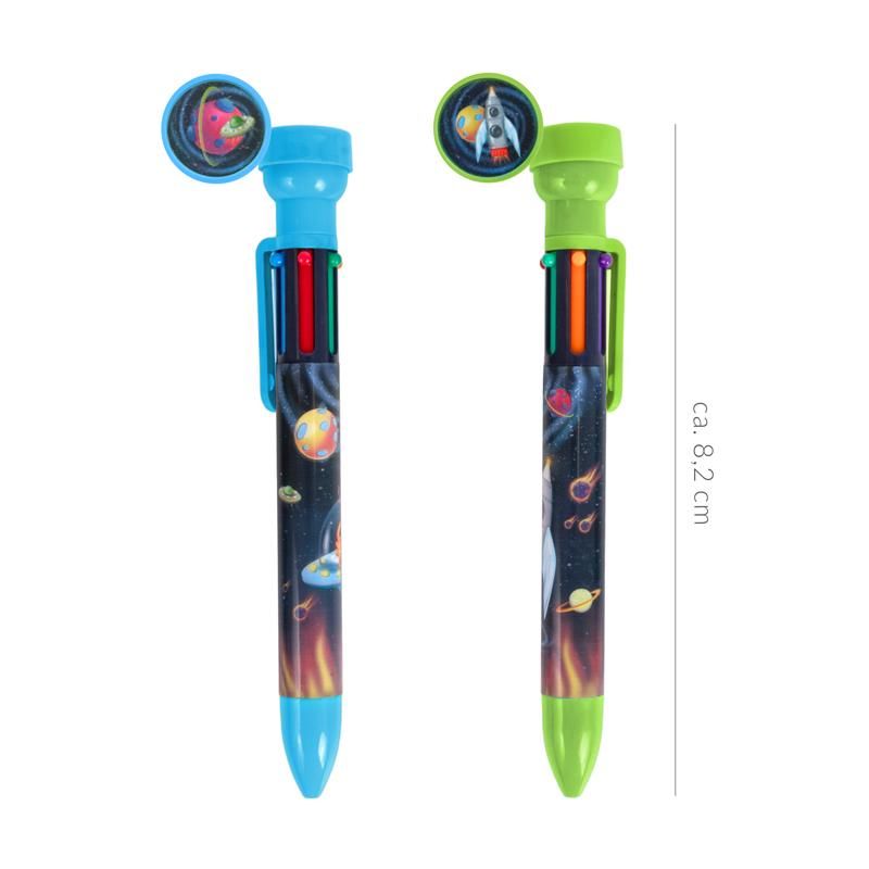 SPACE ADVENTURE MEHRFARBKULI 6-FARBIG MIT STEMPEL, 2-FACH SORTIERT