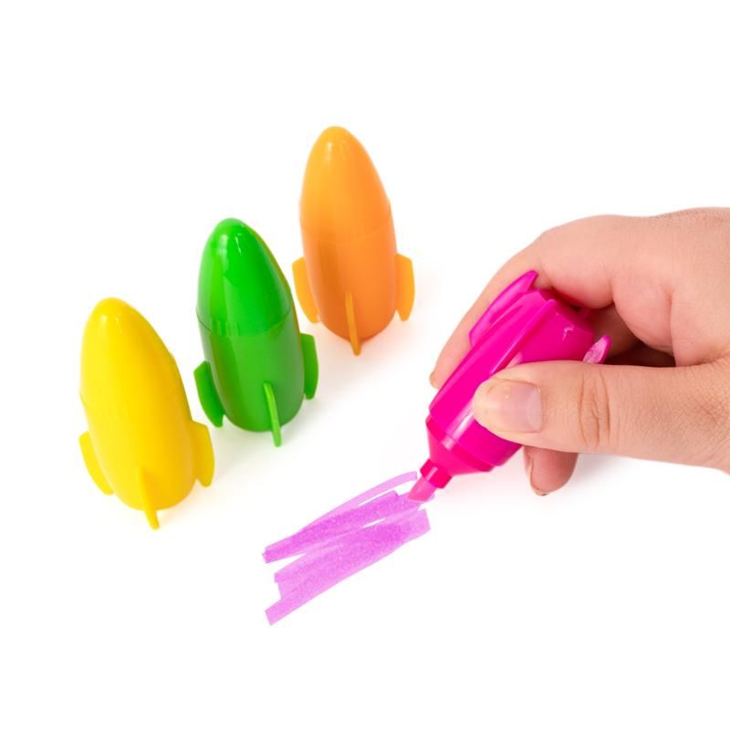 SPACE ADVENTURE NEON-HIGHLIGHTER 4ER-SET