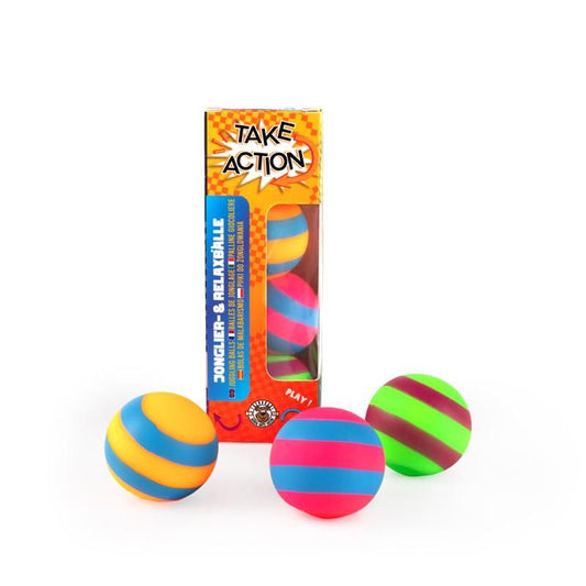 TAKE ACTION JONGLIER- UND RELAXBÄLLE 3ER-SET
