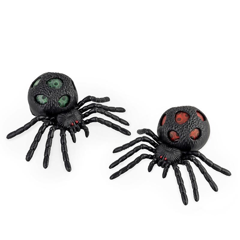 ZOO BUBBLE-BEADS SPINNE SQUEEZE SPINNE, 2-FACH SORTIERT