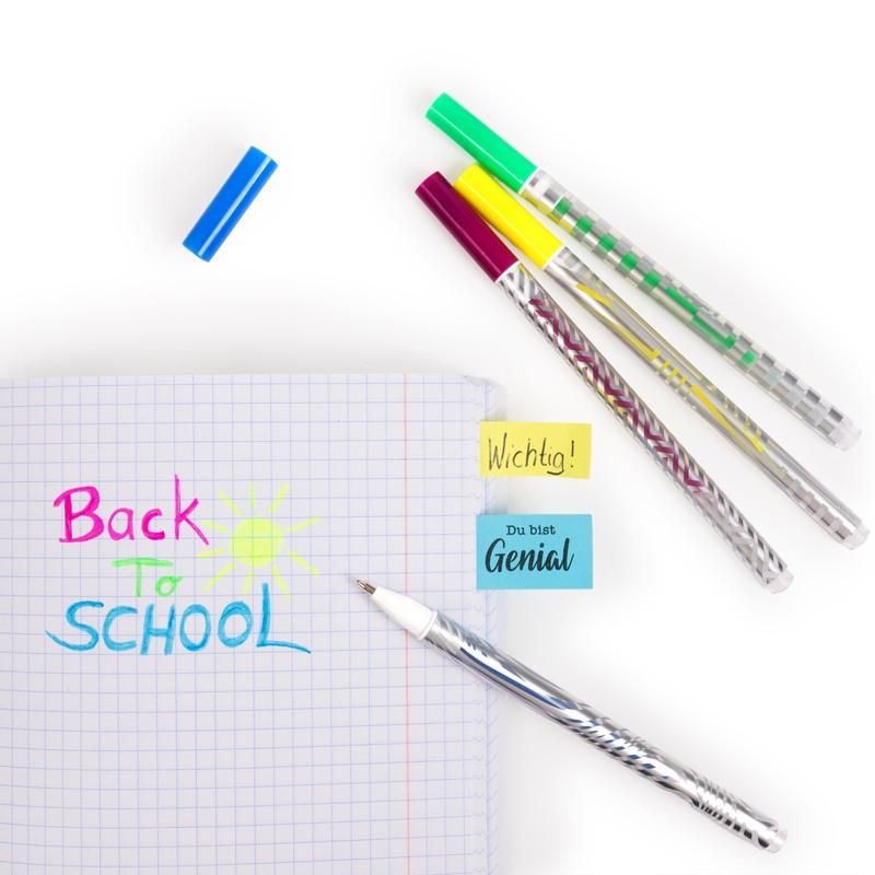ALLES FÜR DIE SCHULE GELPENS NEON COLOUR 6ER-SET