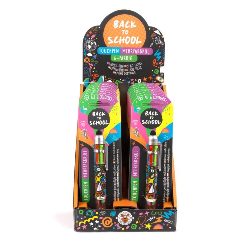 ALLES FÜR DIE SCHULE TOUCH-MEHRFARBKULI 6-FARBIG
