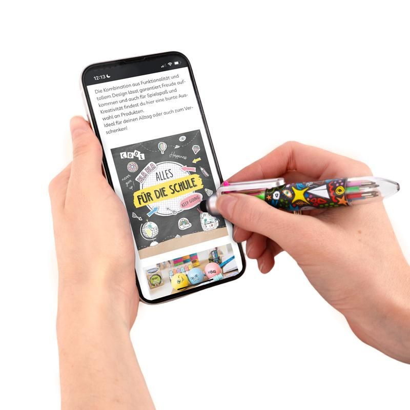 ALLES FÜR DIE SCHULE TOUCH-MEHRFARBKULI 6-FARBIG
