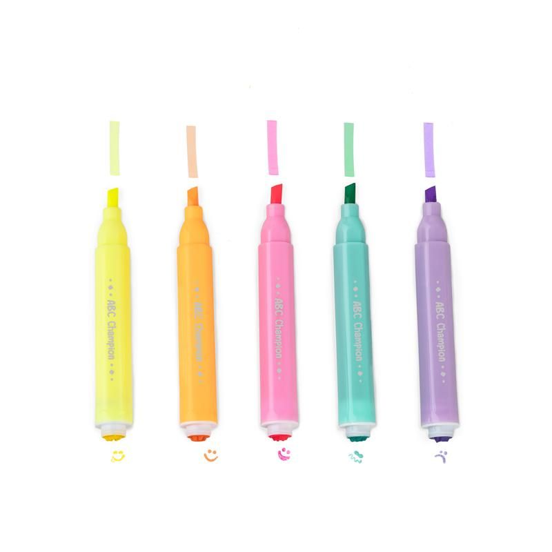 ABC CHAMPIONS HIGHLIGHTER- & STEMPELSTIFT 5ER-SET