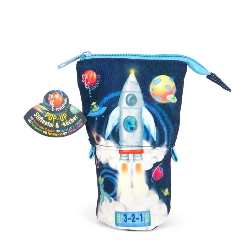 SPACE ADVENTURE POP UP STIFTEETUI &-KÖCHER