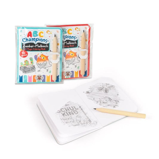 ABC CHAMPIONS ZAUBER-MALBÜCHER MIT BLEISTIFT, 2-FACH SORTIERT