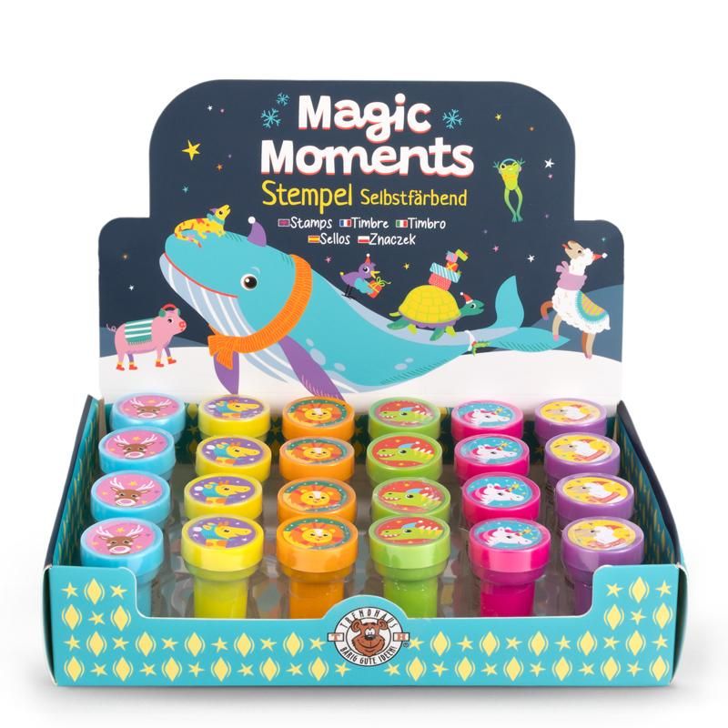 MAGIC MOMENTS STEMPEL SELBSTFÄRBEND, 6-FACH SORTIERT
