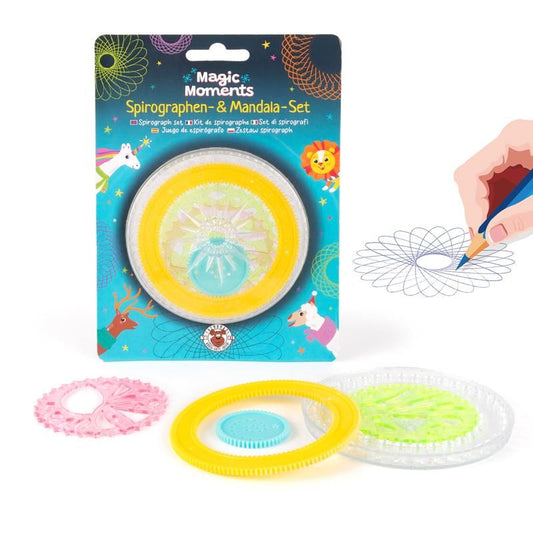 MAGIC MOMENTS SPIROGRAPHEN & MANDALA-SET 6-TEILIG