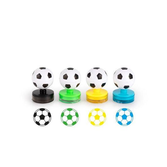 TAKE ACTION FUSSBALL-STEMPEL 2 IN 1, 4-FACH SORTIERT