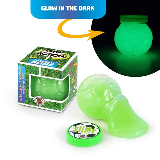TAKE ACTION FUSSBALL-SLIME GLOW IN THE DARK 60G