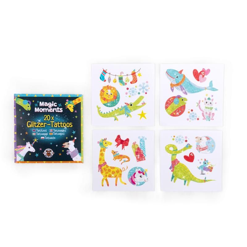 MAGIC MOMENTS GLITZER-TATTOOS 20 STÜCK