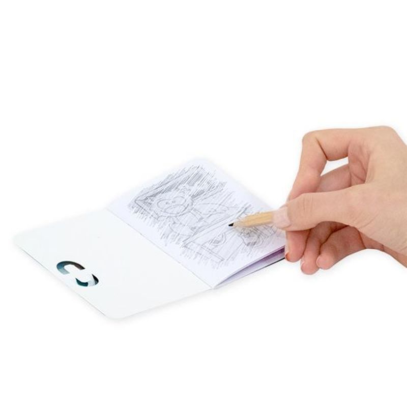 ABC CHAMPIONS ZAUBER-MALBUCH MIT BLEISTIFT, 3-FACH SORTIERT