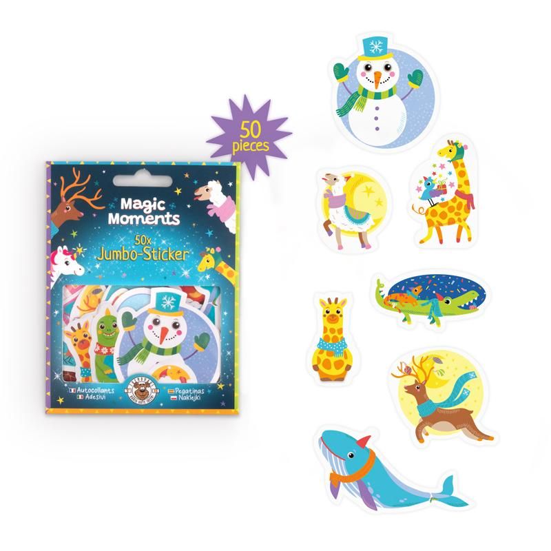 MAGIC MOMENTS JUMBO-STICKER-SET 50-TEILIG