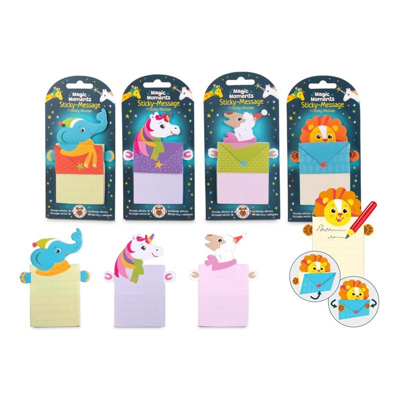 MAGIC MOMENTS STICKY-MESSAGE 24 BLATT, 4-FACH SORTIERT