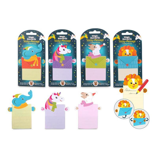 MAGIC MOMENTS STICKY-MESSAGE 24 BLATT, 4-FACH SORTIERT