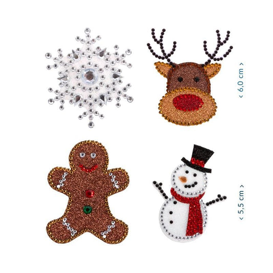 MAGIC MOMENTS DIAMANT-STICKER, 4-FACH SORTIERT