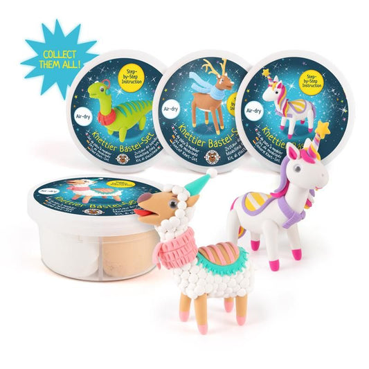 MAGIC MOMENTS KNETTIER-BASTELSET, 4-FACH SORTIERT