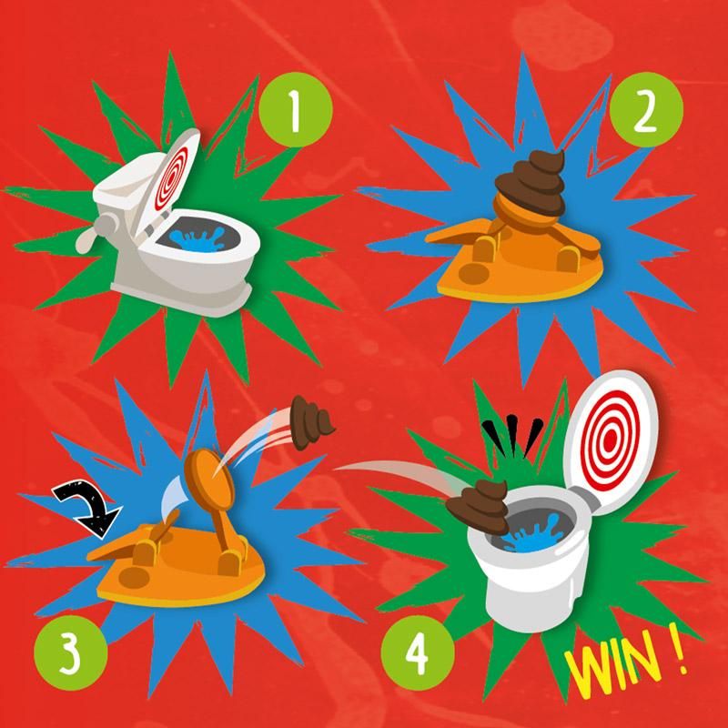 PRANK BOX KATAPULT-KLO-SPIEL 9-TEILIG