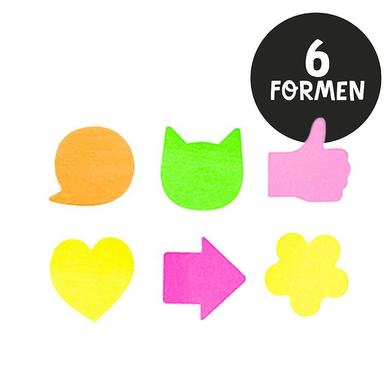 BACK TO SCHOOL NOTES MINI-BLÖCKCHEN 100 BLATT, 6-FACH SORTIERT