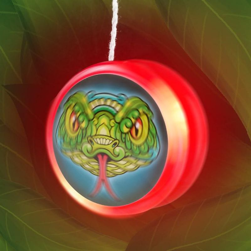 ZOO YOYO MIT LICHT NACHTLEUCHTEND, 3-FACH SORTIERT