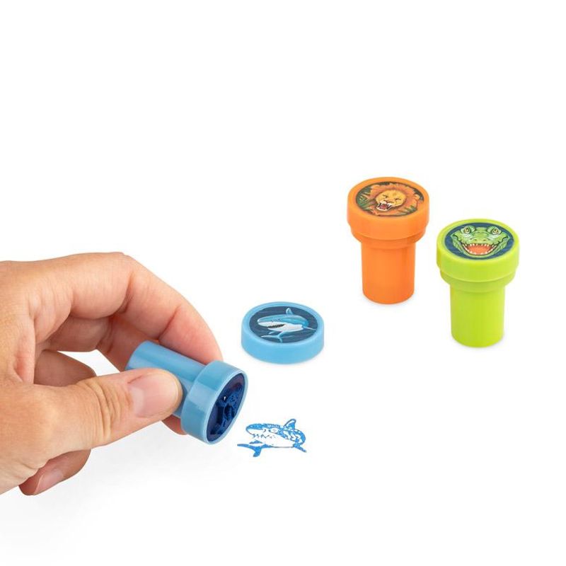 ZOO STEMPEL SELBSTFÄRBEND, 6-FACH SORTIERT