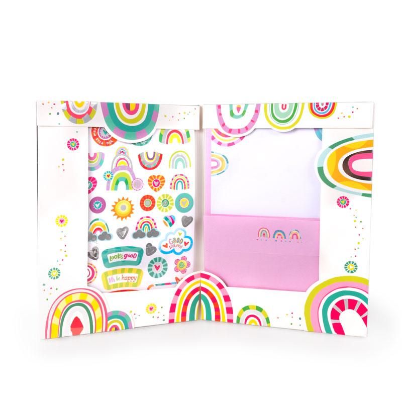 GOOD FEELINGS BRIEFPAPIER-SET MIT STICKERSHEFT 21-TEILIG