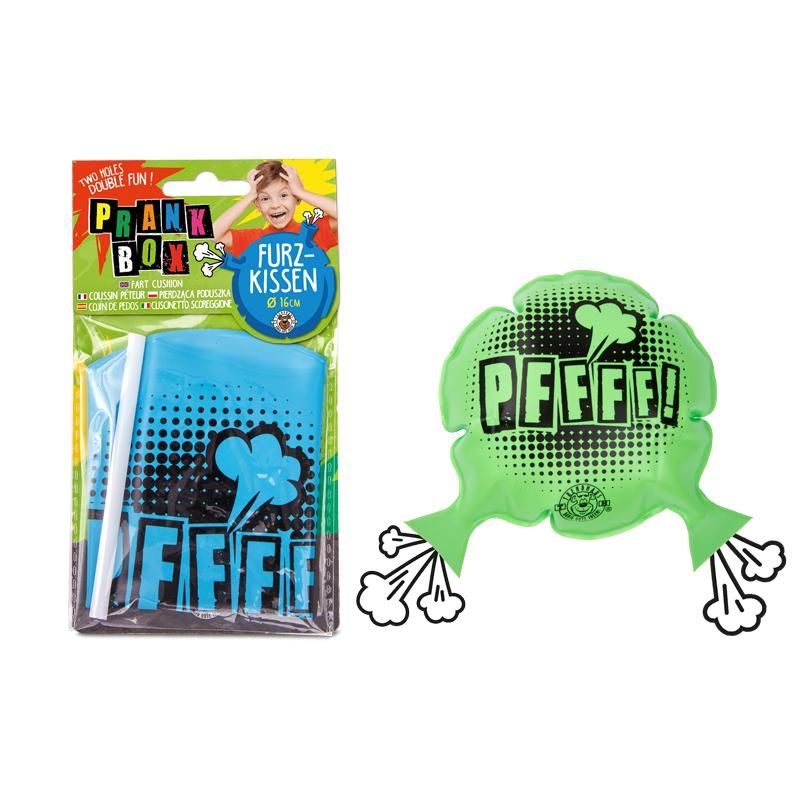 PRANK BOX FURZKISSEN DOUBLE FUN, 2-FACH SORTIERT