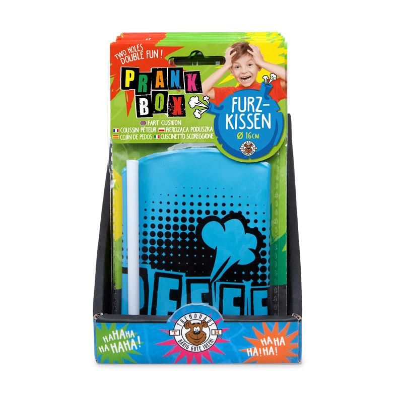 PRANK BOX FURZKISSEN DOUBLE FUN, 2-FACH SORTIERT