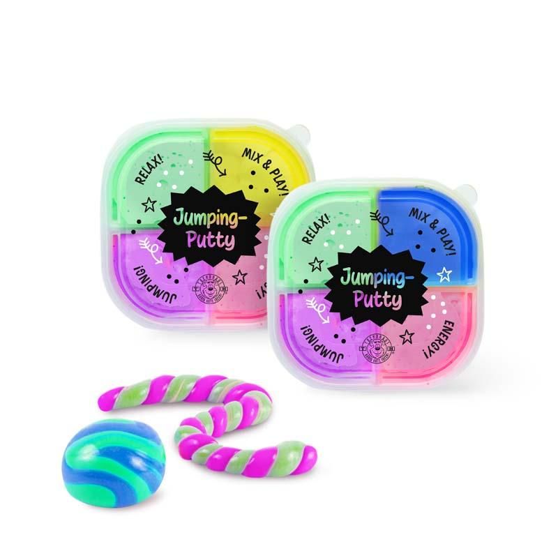 BACK TO SCHOOL SPRINGKNETE MIX & PLAY 4ER-SET 28G, 2-FACH SORTIERT