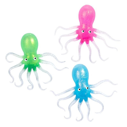 SANDY OKTOPUS SQUEEZY-GLITZER OKTOPUS, 3-FACH SORTIERT