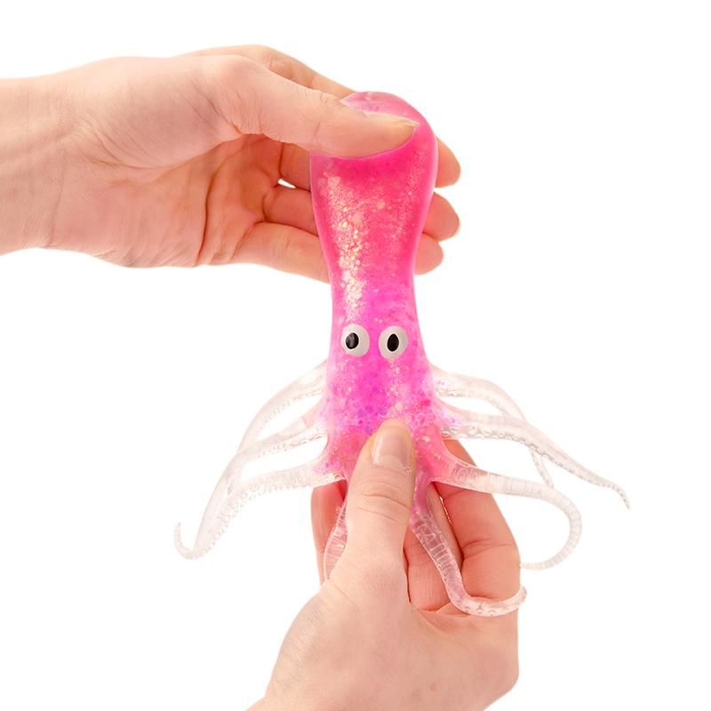 SANDY OKTOPUS SQUEEZY-GLITZER OKTOPUS, 3-FACH SORTIERT