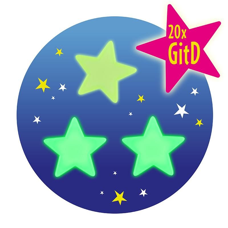 ZAHNFEE BELOHNUNGSSTERNE NACHTLEUCHTEND 20-TEILIG