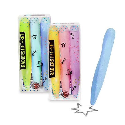 BACK TO SCHOOL RADIERSTIFT TWIST 3ER-SET, 2-FACH SORTIERT
